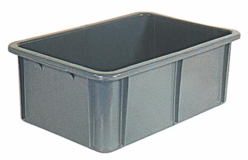 Bac gerbable pour aliments, gris, capacité 40 l