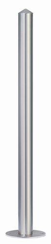 Poteau en acier inoxydable, hauteur 900 mm, à cheviller