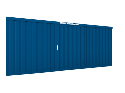 Säbu Conteneur de stockage laqué FLADAFI® avec plancher en bois