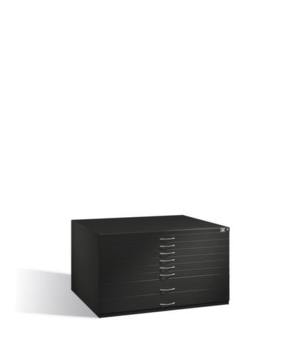 C+P Armoire de rangement à plat, hauteur x largeur x profondeur 760 x 1350 x 960 mm