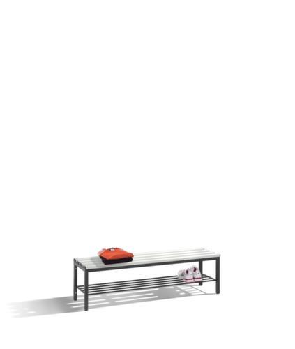 C+P Banc vestiaire avec lames en plastique