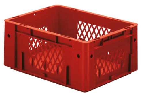 Bac gerbable norme Europe, rouge, capacité 14,5 l