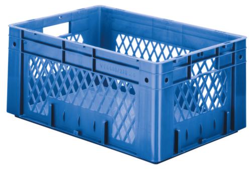 Bac gerbable norme Europe, bleu, capacité 50 l