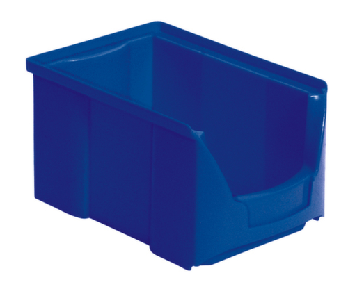 Bac à bec empilable Futura avec ouverture de prise profonde, bleu, profondeur 230 mm