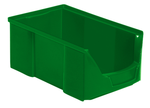 Bac à bec empilable Futura avec ouverture de prise profonde, vert, profondeur 360 mm