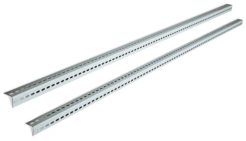 META Rack de stockage Profil d'auto-assemblage, longueur 2,5 m, RAL7035 gris clair