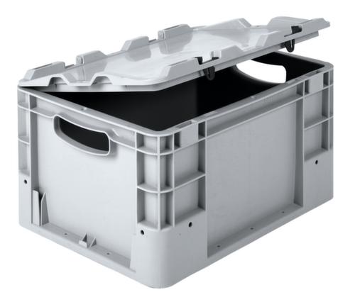 Bacs industriels gerbables, rouge, capacité 80 l