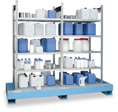 Lacont rayonnages pour produits dangereux avec tablette de rétention