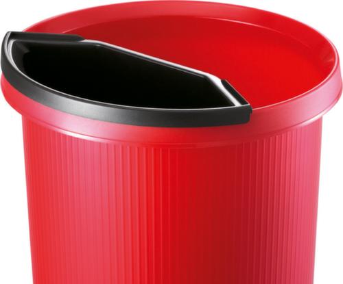 helit Encart sur les déchets pour corbeille à papier, gris clair