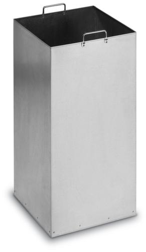 Collecteur de recyclage étiquette autocollante incl., 45 l, RAL1023 jaune signalisation, couvercle jaune