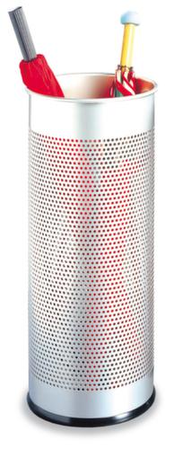 Durable Corbeille à papier/porte-parapluies, 28,5 l, argent métallisé