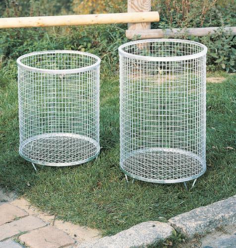 Bac en fil, 63 l, RAL6010 vert herbe