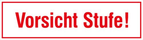 Plaque murale « Attention à la marche ! »