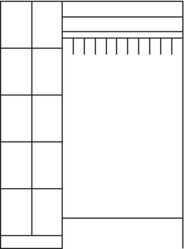 C+P Vestiaire à casiers Classic avec 20 casiers