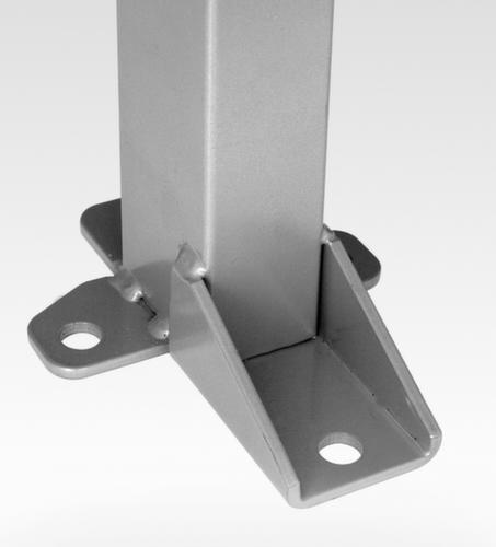 TROAX Soutien pour grille de protection de machine, hauteur x largeur 2200 x 60 mm