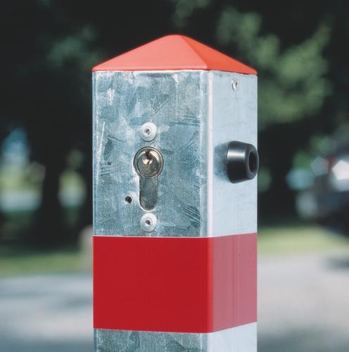 Poteau à tête pointue, hauteur 900 mm, à cheviller