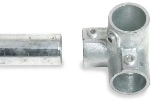 Raccord d'angle 90° avec 1 passage et 2 sorties