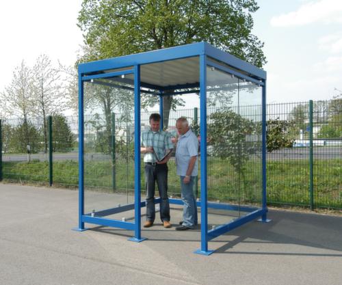 WSM Abri fumeurs, largeur x profondeur 2165 x 2165 mm