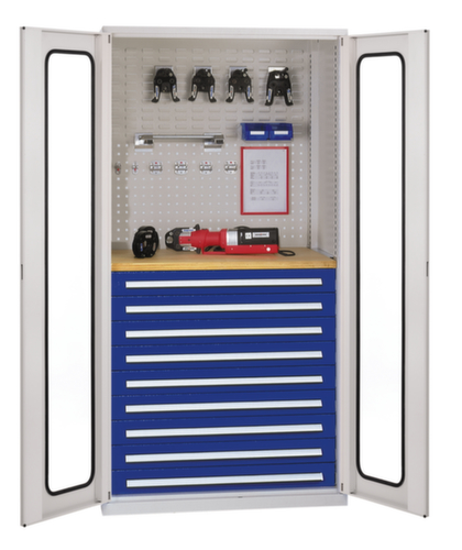 Kappes Armoire d'atelier RasterPlan® avec plan de travail, 9 tiroir(s)
