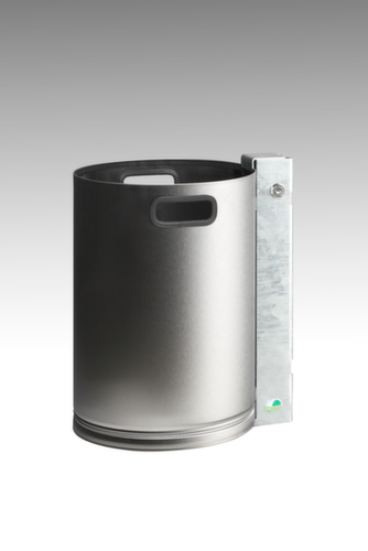 VAR Poubelle en acier inoxydable WR 3, 30 l