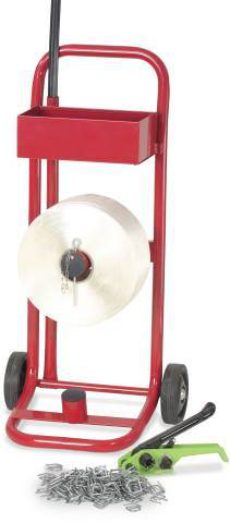 Ensemble de cerclage mobile avec sangle en polyester, largeur de feuillard 19 mm