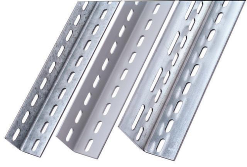 META Rack de stockage Profil d'auto-assemblage, longueur 2,5 m, RAL7035 gris clair