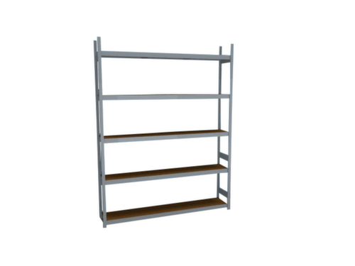 hofe Rayonnage grande largeur avec tablettes en bois