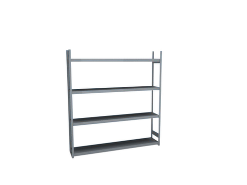 hofe Rayonnage grande largeur avec tablettes en acier