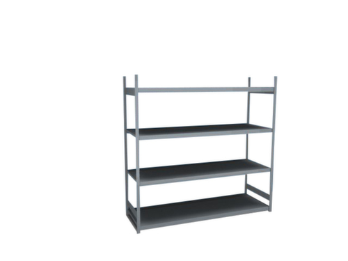 hofe Rayonnage grande largeur avec tablettes en acier