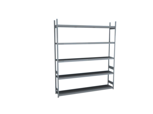 hofe Rayonnage grande largeur avec tablettes en acier