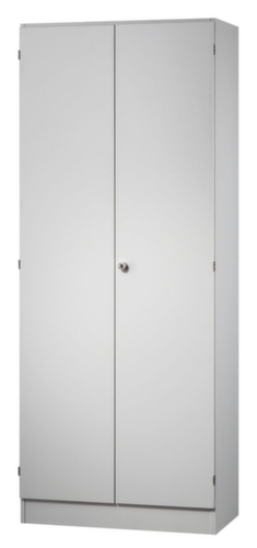 Armoire à portes battantes Sina, 5 hauteurs des classeurs, gris clair/gris clair