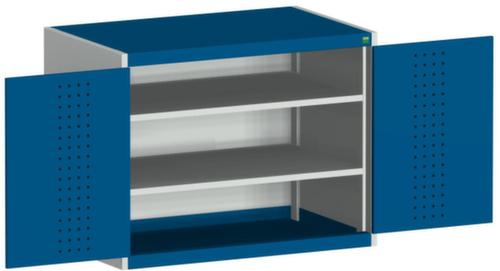 bott Armoire à plaques perforées cubio, 2 tablettes