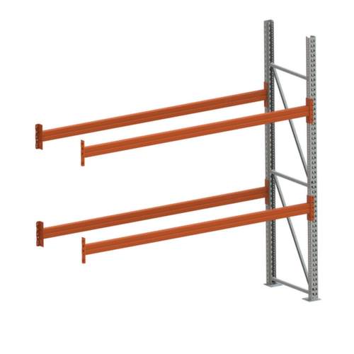 META Rayonnage à palettes MULTIPAL pour 6 palettes, largeur 2785 mm, 3 niveaux de stockage