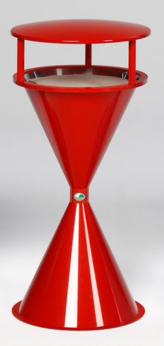 VAR Cendrier sur pied, semblable à RAL3020 rouge signalisation