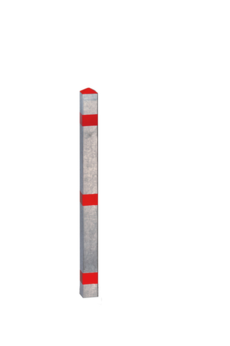 Poteau à tête pointue, hauteur 900 mm, à insérer avec manchon