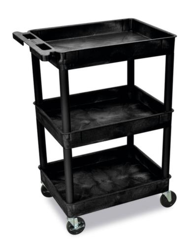 Chariot à étagères plastique