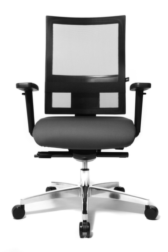 Topstar Siège pivotant Sitness 60 avec articulation Body-Balance-Tec, Dossier maille, anthracite
