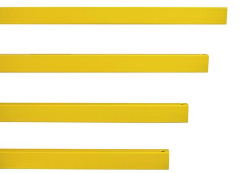 Moravia Système de rambarde pour protection anticollision BLACK BULL S-Line, Barres horizontales, longueur 1200 mm