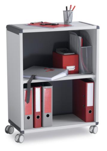 Paperflow Chariot roulant avec compartiments, gris/anthracite