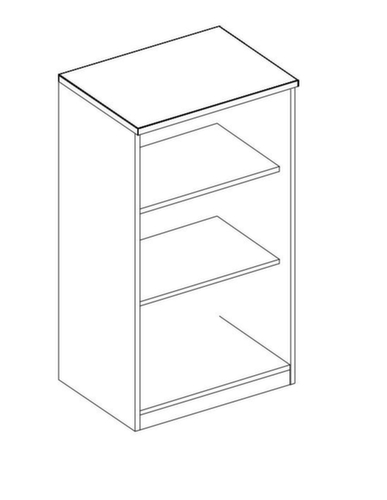 Nowy Styl Rayonnage de bureau E10, largeur 600 mm, 6 HC