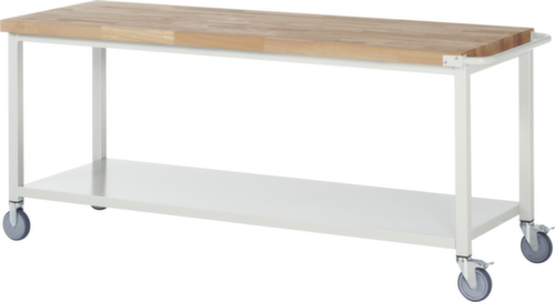 RAU Établi mobile Serie 8000, 1 tablette, 1 barre de poussée