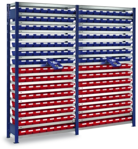 Kappes Rayonnage sans boulons élément suivant avec bacs compartimentable particulièrement plats