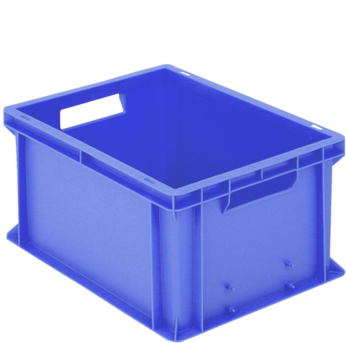 BITO Bac gerbable norme Europe, bleu, capacité 20 l