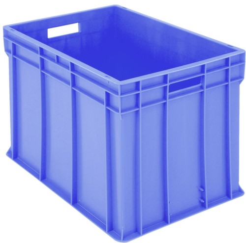 BITO Bac gerbable norme Europe, bleu, capacité 82 l