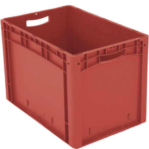 BITO Bac gerbable norme Europe, rouge, capacité 82 l