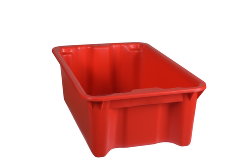 Bac gerbable emboîtable, rouge, capacité 34 l