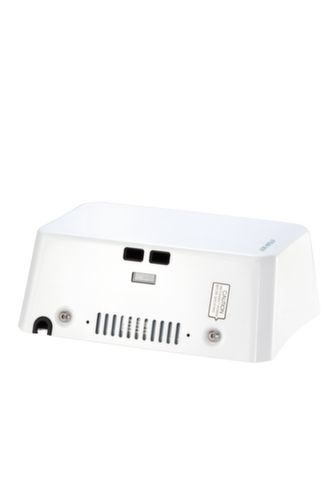 Sèche-mains, avec capteur infrarouge, acier inoxydable, blanc