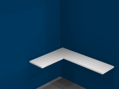 hofe Tablette pour rayonnage de stockage, largeur x profondeur 1300 x 500 mm