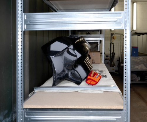 hofe Rayonnage grande largeur avec tablettes en bois