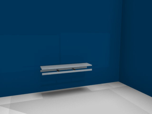 hofe Tablette pour rayonnage grande largeur, largeur x profondeur 2000 x 500 mm